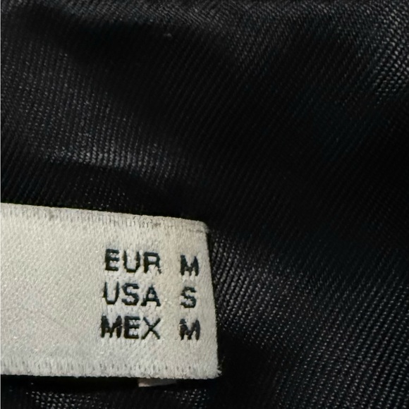 Mango MNG Women’s Double Breasted Black Blazer With Contrast Stitching Size M - Picture 4 of 7